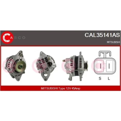 Bilde av CASCO CAL15276AS Dynamo 12V 120A AUDI: A8 D2, A6 C5 Avant, C6 Sedan, VOLKSWAGEN: Passat B5 GP Stasjonsvogn, Sedan