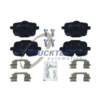Bilde av TRUCKTEC AUTOMOTIVE 08.34.158 Bremseklosser bakaksel BMW: 5 Touring, Sedan, 7