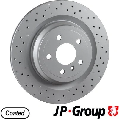 Bilde av JP GROUP 1363204800 Bremseskiver bakaksel 330 22 5 perforert / ventilert belagt MERCEDES BENZ: ML Klasse, GLE SUV
