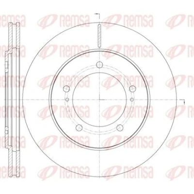 Bilde av REMSA 61233.10 Bremseskiver framaksel 309,3, 309,3 22 5 ventilert SUZUKI: Grand Vitara 1 SUV