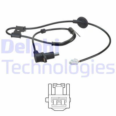 Bilde av DELPHI SS20527 ABS sensor passiv 1025 HYUNDAI: Coupe II