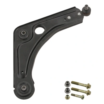 Bilde av febi BILSTEIN 33116 Bærebru Plus med tilleggsmateriale støtte / styreledd, lager framaksel høyre Casterstag stålplate FORD: Escort 6