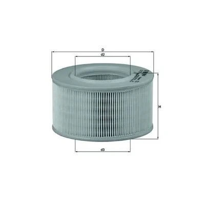 Bilde av MAHLE ORIGINAL LX 720 Luftfilter 103,0 181,0 Filterinnsats VOLKSWAGEN: TRANSPORTER 3 Bus, Kasten, 3, SAAB: 900 I Cabrio