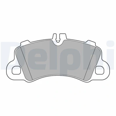 Bilde av Bremseklosser sett, Framaksel, porsche cayenne, cayenne coupe, macan, 95B698151AA, 9Y0698151, 9Y0698151T