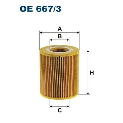 Bilde av FILTRON OE 667/3 Oljefilter Filterinnsats LAND ROVER: Discovery 4, Range Rover Sport, IV VAN, CITROËN: C5 III Stasjonsvogn, 3, C6 Sedan