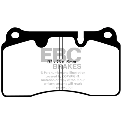 Bilde av Bremseklosser Yellowstuff, Framaksel, aston martin,ferrari,renault,vw