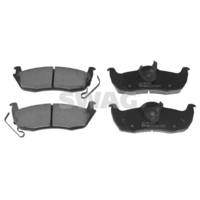 Bilde av SWAG 14 11 6339 Bremseklosser bakaksel med akustisk slitasjevarsel kolbleklips JEEP: Commander