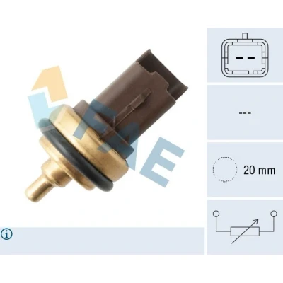 Bilde av FAE 33708 Sensor, kjølemiddeltemperatur PEUGEOT: 308 I Hatchback
