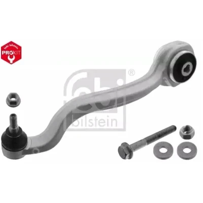 Bilde av febi BILSTEIN 47732 Bærebru Plus med skruesett, mutter framaksel venstre, nede, foran Casterstag Aluminium MERCEDES BENZ: E Klasse T modell