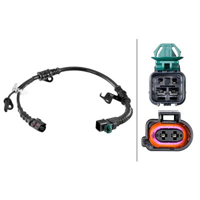 Bilde av HELLA 6PU 358 218 781 ABS Sensor med klammer Hall prinsipp 2 570