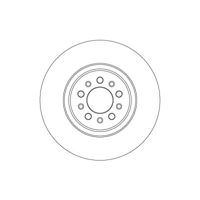 Bilde av TRW Bremseskive JEEP: Cherokee V 330mm 28mm 5 110mm ventilert spraylakkert DF6837S Bremseskiver, Skivebremser