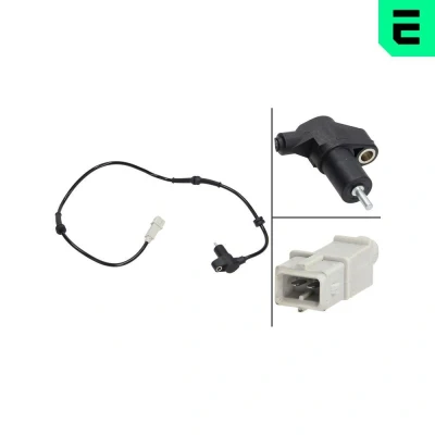 Bilde av OPTIMAL 06 S122 ABS sensor passiv 810 CITROËN: Berlingo / First I, I Van, PEUGEOT: Partner Van