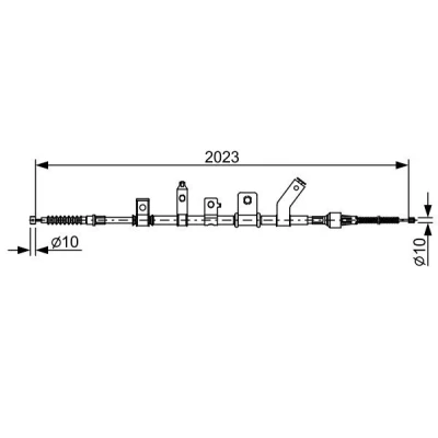 Bilde av BOSCH 1 987 482 515 Bremsekabel 2023