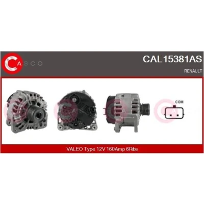 Bilde av CASCO CAL10158AS Dynamo 12V 200A MERCEDES BENZ: E Klasse Sedan, T modell, C modell