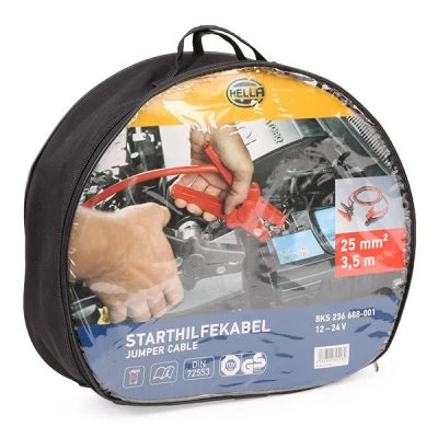 Bilde av HELLA 8KS 236 688 001 Startkabler u/overspeningsvern, m/overspeningsvern 350 12, 24