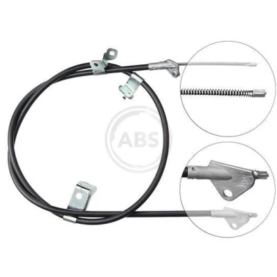 Bilde av A.B.S. K19528 Bremsekabel 1602 Skivebrems for høyre/venstre ratt