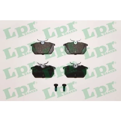 Bilde av LPR 05P101 Bremseklosser med skruer FIAT: Punto I Cabrio, Barchetta, Coupe, ALFA ROMEO: 155, 33 Hatchback, Spider, LANCIA: Thema Stasjonsvogn