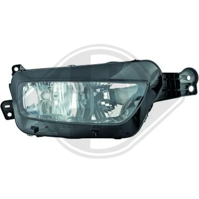 Bilde av DIEDERICHS 4073683 Frontlykter venstre H7/H7 Priority Parts med motor for høydejustering hovedlys