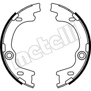 Bilde av Bremsesko sett, parkeringsbremse METELLI 53 0185