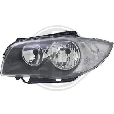Bilde av DIEDERICHS Frontlykter venstre H7/H7 for høyrekjøring 1280381 BMW: 1 Hatchback
