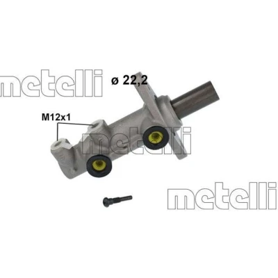 Bilde av METELLI 05 1236 Hovedsylinder 22,20 Aluminium