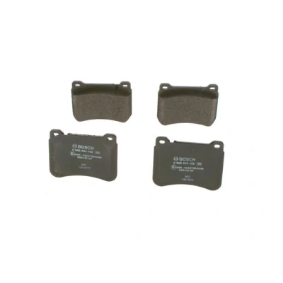 Bilde av BOSCH 0 986 494 166 Bremseklosser Low Metallic med antihyle blikk MERCEDES BENZ: C Klasse T modell, Sedan, CLK Coupé