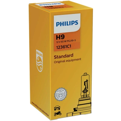 Bilde av PHILIPS 12361C1 Lyspære, fjernlys H9 12V 65W Halogen VOLVO: V60 I, V70 3, 2, VOLKSWAGEN: Golf 7, 7 Variant, Touareg MITSUBISHI: PAJERO 4