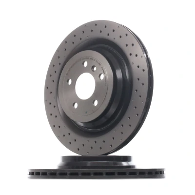 Bilde av BREMBO COATED DISC LINE 09.A961.21 Bremseskiver 345 22 5 perforert / ventilert belagt høy karbon med skruer MERCEDES BENZ: GLE SUV, GL, ML Klasse