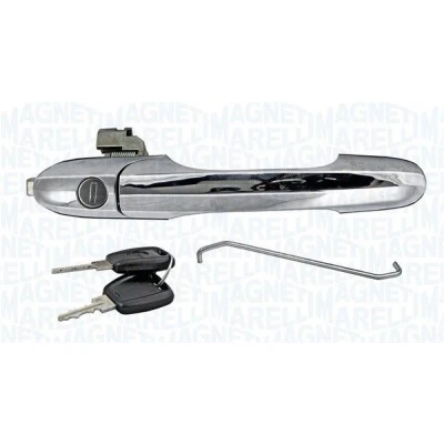 Bilde av MAGNETI MARELLI 350105021600 Dørhåndtak foran venstre med låsesylinder krom/sort belagt FIAT: 500 Hatchback, C Cabrio