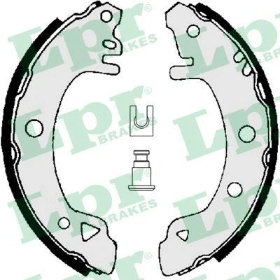 Bilde av LPR 01380 Bremsesko 203,2 39 FORD: Sierra Mk2 Hatchback, Mk1 Hatchback