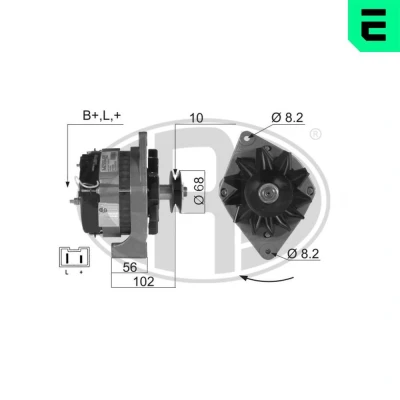 Bilde av ERA 210009A Dynamo 14V 60A RENAULT: CLIO 1