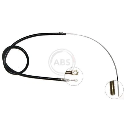 Bilde av A.B.S. K10176 Bremsekabel 1631 Skivebrems for høyre/venstre ratt BMW: 3 Cabrio