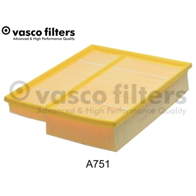Bilde av DAVID VASCO A751 Luftfilter 58 294 229 firkantet Filterinnsats MERCEDES BENZ: C Klasse Sedan, CLK Coupé, T modell