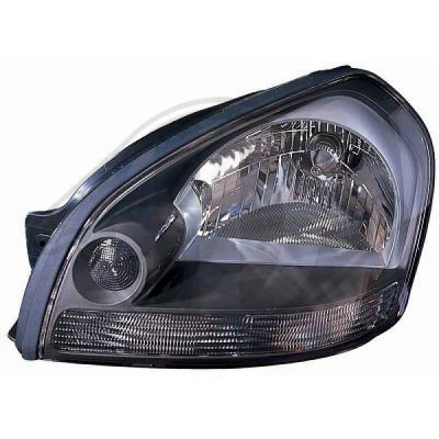 Bilde av DIEDERICHS 6860081 Frontlykter venstre H4 svart HYUNDAI: Tucson