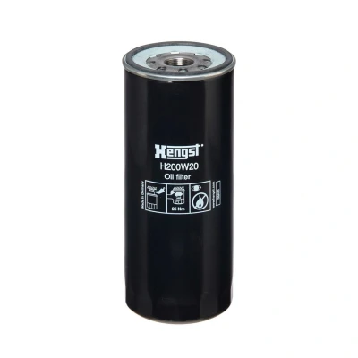 Bilde av HENGST FILTER H200W20 Oljefilter 1 1/8 16 U Påskruingsfilter SCANIA: P,G,R,T series, 4 series