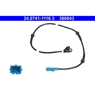 Bilde av ATE 24.0741 1116.3 ABS Sensor 826 PEUGEOT: 206 Hatchback