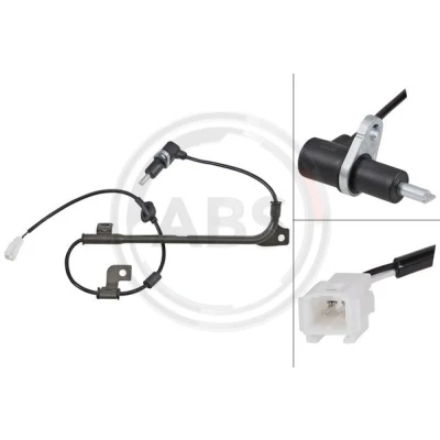 Bilde av A.B.S. 31939 ABS sensor passiv 940 hvit SUBARU: Impreza II Stasjonsvogn, Sedan