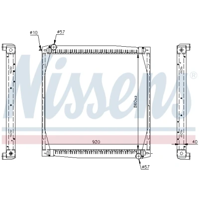 Bilde av Radiator NISSENS 64069A