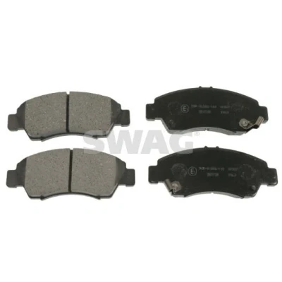 Bilde av SWAG 85 91 6303 Bremseklosser framaksel med akustisk slitasjevarsel HONDA: Jazz 2, CIVIC 6 Stufenheck, 5 Stufenheck
