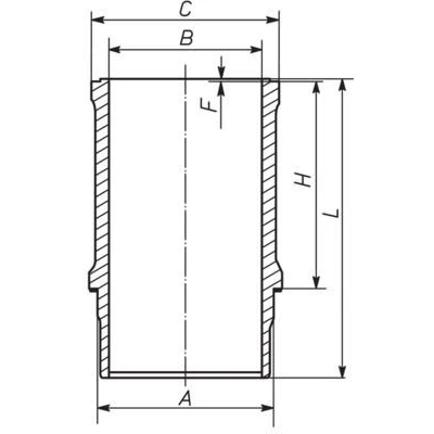 Bilde av Sylinderhylse MAHLE ORIGINAL 061 WN 26 01