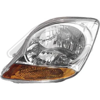 Bilde av DIEDERICHS 6931081 Frontlykter venstre H4 med motor for høydejustering hovedlys