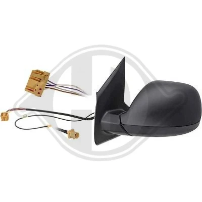 Bilde av Sidespeil Diederichs 2274125 venstre grunnet konveks, komplett speil, for elektrisk speiljustering, med antenne VOLKSWAGEN: Multivan 6