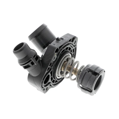 Bilde av VEMO V20 99 1297 Termostathus uten vannpumpe, Med tetning termostat, sensor Q+, original equipment manufacturer quality MADE IN GERMANY