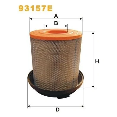 Bilde av WIX FILTERS 93157E Luftfilter 351 282 Filterinnsats MERCEDES BENZ: ATEGO 2,