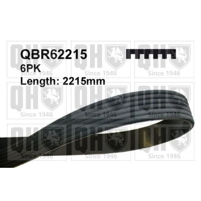 Bilde av QUINTON HAZELL QBR62215 Kileribberem 2215 6 MERCEDES BENZ: C Klasse T modell, Vito Mixto, Sedan, VOLKSWAGEN: Transporter 4 Bus,