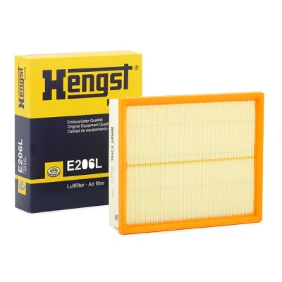 Bilde av HENGST FILTER E206L Luftfilter 58 212 254 Filterinnsats AUDI: A6 C5 Avant, C4 Allroad C5, VOLKSWAGEN: Passat B5 GP Stasjonsvogn, GOLF 2