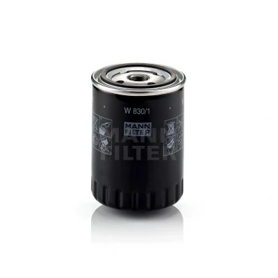 Bilde av MANN FILTER W 830/1 Oljefilter 3/4 16 UNF med en retursperreventil Påskruingsfilter VOLKSWAGEN: GOLF 3, Transporter 4 Bus,