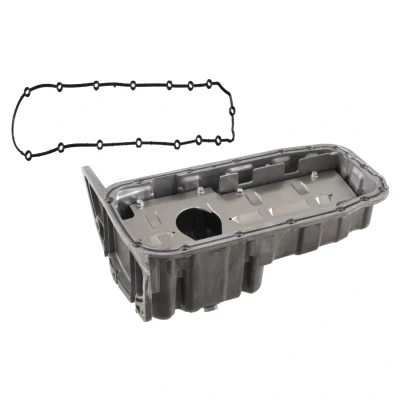 Bilde av FEBI BILSTEIN 29470 Bunnpanne med oljeplugg oljekartetning Aluminiumstøpegods OPEL: Astra G Caravan