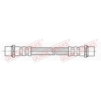 Bilde av Bremseslange, Høyre bakaksel, Venstre opel corsa c, c skåp/halvkombi, vauxhall mk ii, 562302, 9191263