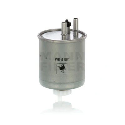 Bilde av MANN FILTER WK 918/1 Drivstoffilter ledningsfilter 10 RENAULT: LAGUNA 3 Grandtour, Kangoo II Express, / Grand